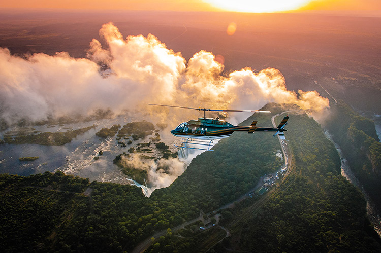 Flight of the Angels over Victoria Falls